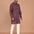 Men's floral printed cotton straight  kurta