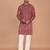 Men's  paisley print cotton kurta
