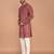 Men's  paisley print cotton kurta