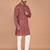 Men's  paisley print cotton kurta
