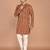 Men's  paisley print cotton kurta