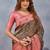 Green pink soft silk blend banarasi jacuard work designer party wear saree with unstitched blouse piece
