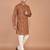Men's  paisley print cotton kurta