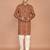 Men's  paisley print cotton kurta