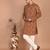 Men's  paisley print cotton kurta