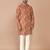 Men's floral printed cotton straight  kurta