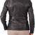 women's black premium lambskin leather jacket adjustable belted waist stylish