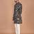 Men's floral printed cotton straight  kurta
