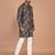 Men's floral printed cotton straight  kurta