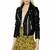 women's black premium lambskin leather jacket asymmetrical zip closure luxury