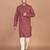 Men's floral printed cotton straight  kurta