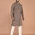 Men's floral printed cotton straight  kurta