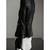 Women’s black  lambskin leather jacket -straight zipper detail & stylish look