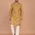 Men's floral printed cotton straight  kurta