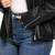 women's black lambskin leather jacket classic zip up style premium superior