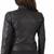 women's black lambskin leather jacket classic zip up style premium refined
