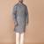 Men's floral printed cotton straight kurta