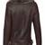 women's brown lambskin leather jacket classic zip up style classic