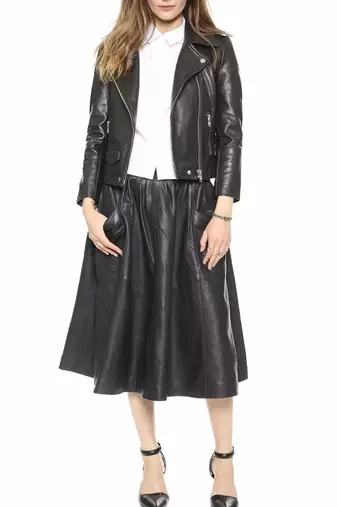 women's black premium lambskin leather jacket asymmetrical zip closure high quality