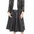 women's black premium lambskin leather jacket asymmetrical zip closure high quality