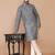 Men's floral printed cotton straight kurta
