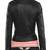 Women's black lambskin leather jacket- multiple zipperdretail  biker detail stylish look