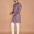 Men's solid cotton straight kurta