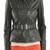women's black premium lambskin leather jacket asymmetrical zip closure fine