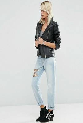 women's black premium lambskin leather jacket asymmetrical zip closure pro 2