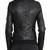 women's black lambskin leather biker jacket classic moto zip style genuine distinctive