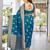 peacock blue saree with heavy jacquard work saree with blouse piece