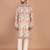 Men's abstract printed regular fit cotton kurta