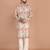 Men's abstract printed regular fit cotton kurta