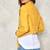 Women’s yellow  lambskin leather jacket- multiple zipper  biker stylish look