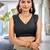 black saree with heavy jacquard work saree with blouse piece