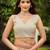 creamy beige saree with heavy jacquard work saree with blouse piece