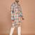 Men's abstract printed regular fit cotton kurta