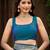 peacock blue saree with heavy jacquard work saree with blouse piece