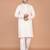 Men's solid cotton straight kurta
