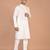 Men's solid cotton straight kurta