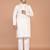 Men's solid cotton straight kurta