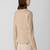 women's beige lambskin leather biker jacket classic moto zip style exclusive