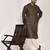 Men's solid cotton straight kurta