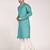 Men's solid cotton straight kurta