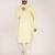 Men's solid cotton straight kurta