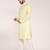 Men's solid cotton straight kurta