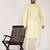 Men's solid cotton straight kurta