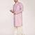 Men's solid cotton straight kurta