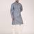 Men's solid cotton straight kurta