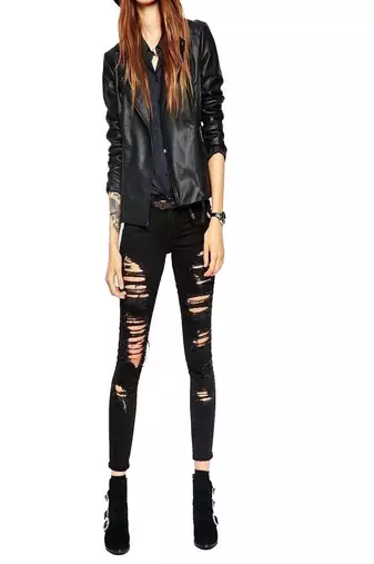 women's black lambskin leather biker jacket premium quilted design classic